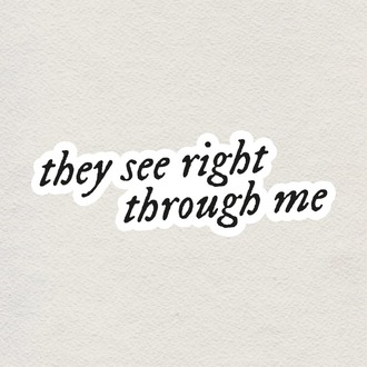 right through me sticker