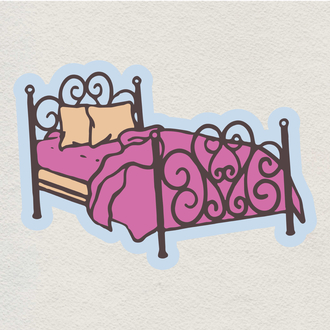 bed sticker