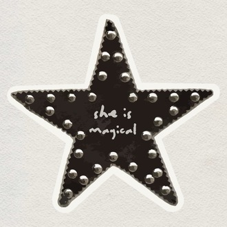 she is magical sticker