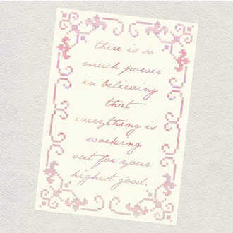 highest good postcard