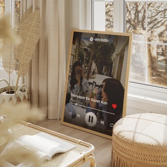 Kişiye Özel Spotify Çalar Tablosu | Arkadaşa Hediye | İnteraktif Tasarım