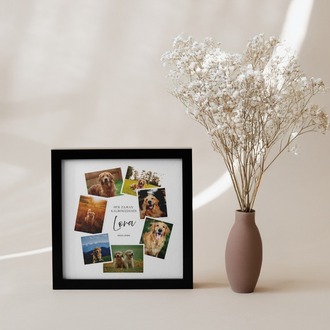 Kişiye Özel Polaroid Evcil Hayvan Posteri | Fotoğraf Koleksiyonlu Kedi & Köpek Tasarımı