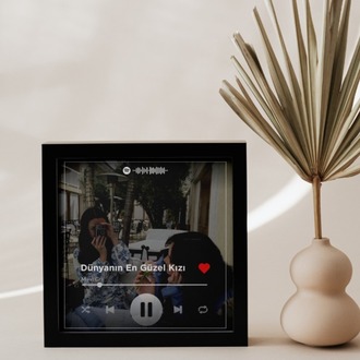 Kişiye Özel Spotify Çalar Tablosu | Arkadaşa Hediye | İnteraktif Tasarım