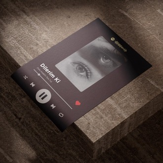 Kişiye Özel Göz Gözeyken Spotify Çalar Tablosu | İnteraktif Hediye