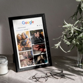Kişiye Özel Google Arama Motoru Temalı Arkadaş Tablosu | Dünyanın En İyi İkilisi