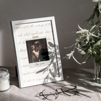 Kişiye Özel Polaroid ve El Yazısı Tablo | Sevgiliye Hediye