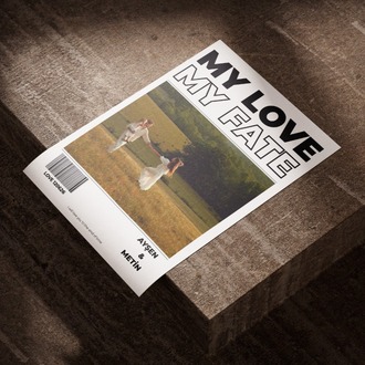 My Love My Fate" Dergi Kapağı Konseptli Dev Fotoğraflı Poster | Modern Tasarım