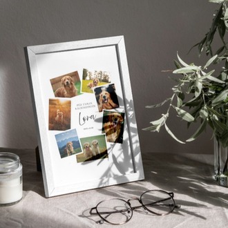 Kişiye Özel Polaroid Evcil Hayvan Posteri | Fotoğraf Koleksiyonlu Kedi & Köpek Tasarımı