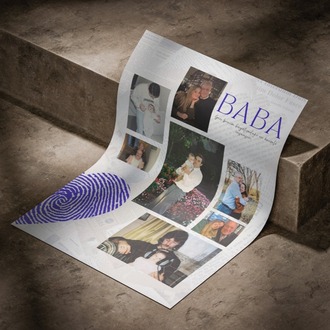 Babaya Özel Çoklu Fotoğraf Kolajı | Kişisel Hatıralarla Babalar Günü Tablosu