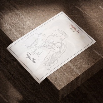 Kişiye Özel "Line Art" (Tek Çizgi) Portre Tablosu | Minimalist Hediye