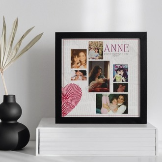 Anneye Özel Çoklu Fotoğraf Kolajı | Anı Düzenleyici Tablo | Anneler Günü Hediye