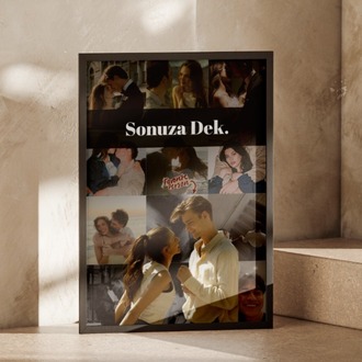 Kişiye Özel Modern Kolaj Tablosu | Sevgiliye Hediye | Sonsuza Dek