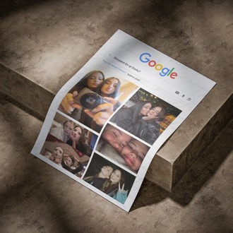 Kişiye Özel Google Arama Motoru Temalı Arkadaş Tablosu | Dünyanın En İyi İkilisi