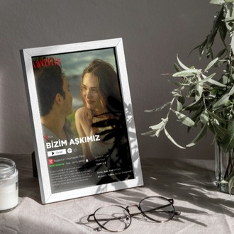 Kişiye Özel Netflix Film Afişi Tablosu | Sevgiliye Hediye | Aşkın Filmi