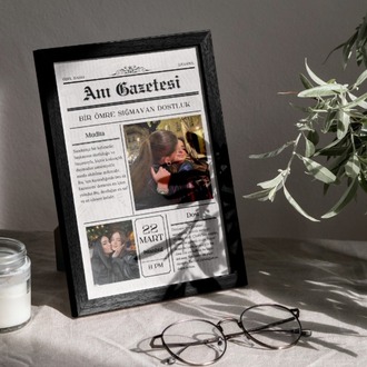 Kişiye Özel "Anı Gazetesi" Tasarımı | Arkadaşa Hediye | Yaratıcı Hediye