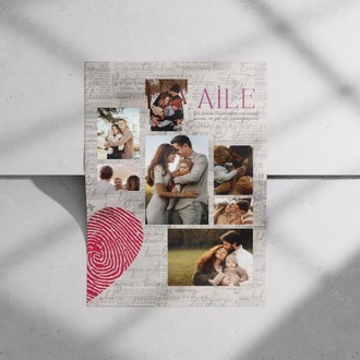 Aileyi Birleştiren Anılar Kolajı | Çoklu Fotoğraflı Kişiye Özel Tasarım Tablo