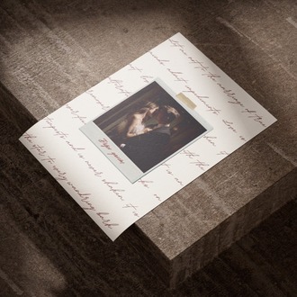 Kişiye Özel Polaroid ve El Yazısı Tablo | Sevgiliye Hediye