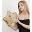 GOLD YILAN SUNİ DERİ YILDIZ ÇANTA ALL STAR SET