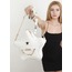 BEYAZ FLOTTER SUNİ DERİ YILDIZ ÇANTA  ALL STAR SET