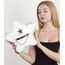 BEYAZ YILAN SUNİ DERİ YILDIZ ÇANTA ALL STAR SET