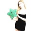 YEŞİL FLOTTER SUNİ DERİ YILDIZ ÇANTA ALL STAR SET