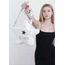 TAŞLI YILDIZ ÇANTA SİYAH FLOTTER ALL STAR SET