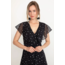 YILDIZ DESENLİ ELBİSE