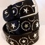 YILDIZLI TAŞLI DERİ KEMER "STAR LEATHER BELT"