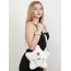 BEYAZ PİTON SUNİ DERİ YILDIZ ÇANTA  ALL STAR SET