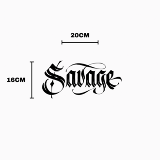 SAVAGE Sticker