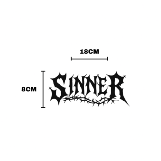 SINNER Sticker