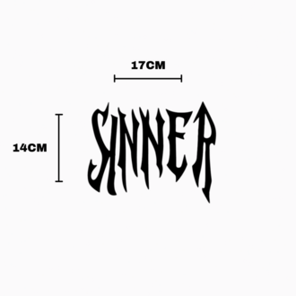 SINNER Sticker