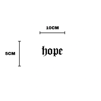 HOPE "umut" Vizör Sticker