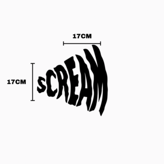 SCREAM Sticker