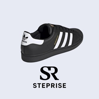 Adidas Superstar Black White