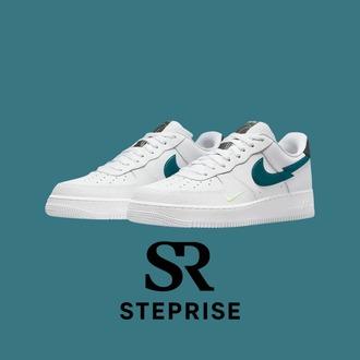 Nike Air Force 1 Low Split Swoosh White Aquamarine