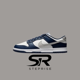 Nike Dunk Low Summit White Midnight Navy