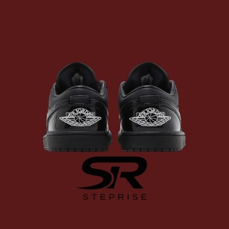 Nike Air Jordan 1 Low SE Patent Elephant Black