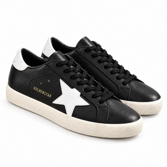 Golden Goose Super-Star Erkek Black & white