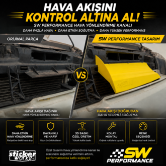 Volkswagen Polo 6R 6C Cooling Air Duct | Hava Kanalı | SW Performance