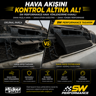 Volkswagen Polo 6R 6C Cooling Air Duct | Hava Kanalı | SW Performance