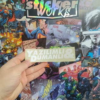 Yazılımlı Dumanlı Sticker 
