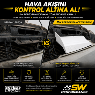 Volkswagen Polo 6R 6C Cooling Air Duct | Hava Kanalı | SW Performance