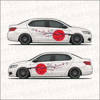Sakura Sticker Uygulaması | Aracınıza Bahar Gibi Dokunuş!