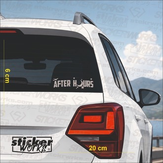 After Hours Sticker