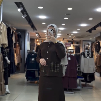 ikili takım içlik elbise ve hırka