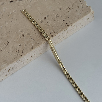 yaprak model bileklik | 14k