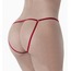 ASM1248 Kadın Kırmızı Kafes Önü Çaprazlı Tanga String