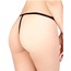 ASM1264 Kadın 2 Li Siyah Özel Bölgesi 3 Serit Tanga String
