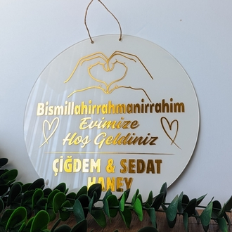 Krem Gold Kapı Süsü